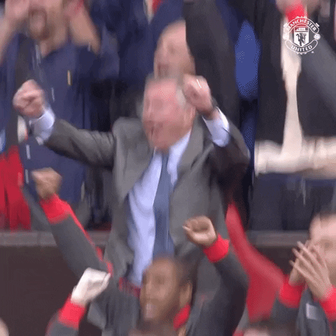 Happy Sir Alex GIF by Manchester United