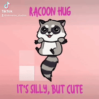 Racoon Hug