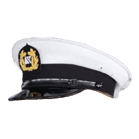 Sea Captain Sticker by Fred. Olsen