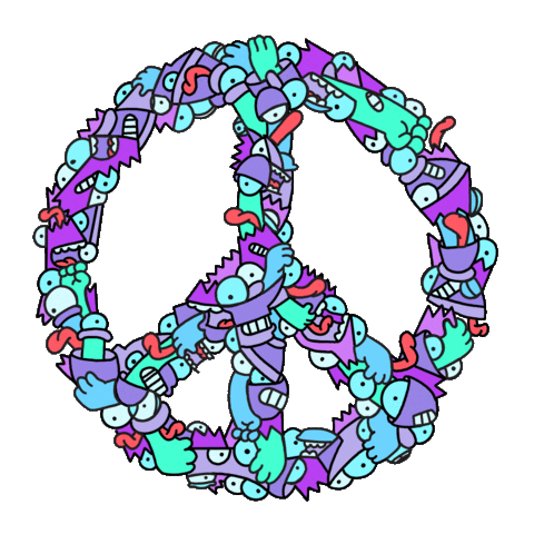 Peace Sticker