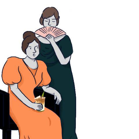 Sleepy Gossip Sticker by The Udaya