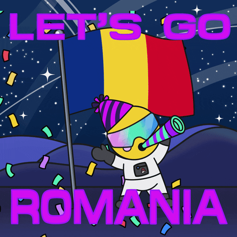 Romania Flag Love GIF by Space Riders