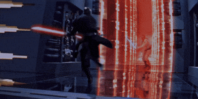 Maul Lightsaberduel GIF