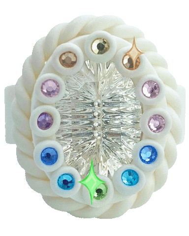 Rainbow Sparkling Sticker by Riice