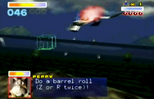 Star Fox Barrel Roll Gif