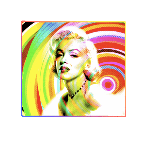 Pipercreations Sticker Marilynmonroe Actress Model Singer Blondebombshell Sticker by PiperCreations
