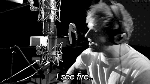 I see fire