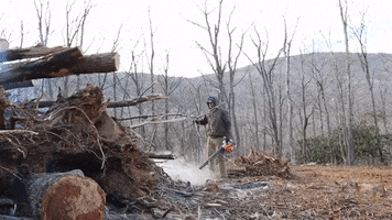 Leaf Blower Brush Fire GIF by JC Property Professionals