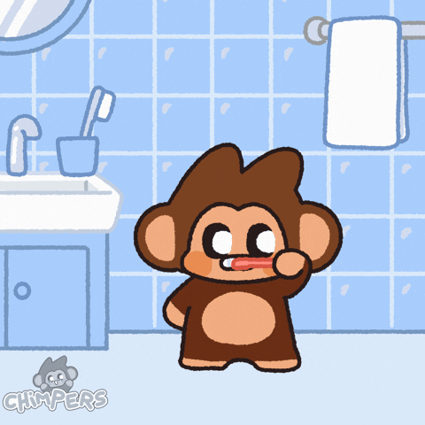 Morning Brushing GIF