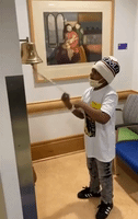 PA Hospital Cheers Survivor Ringing Cancer Bell