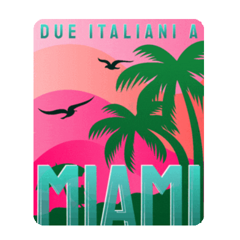 Due Italiani a Miami Sticker