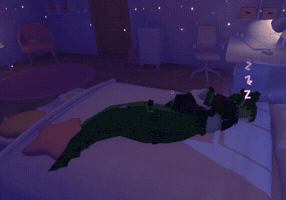 Vtuber Sleeping GIF