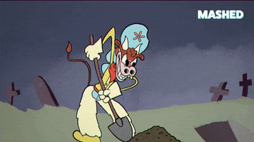 Digging Grave Digger GIF by Mashed
