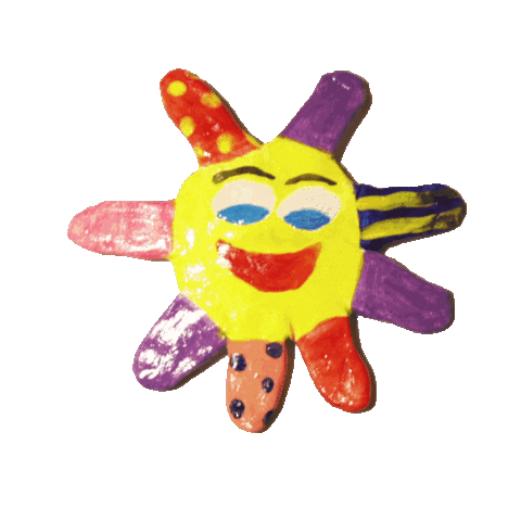 Happy Sun Sticker by Kitti Teleki