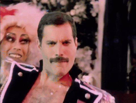 Living On My Own GIF by Freddie Mercury - Find & Share on GIPHY