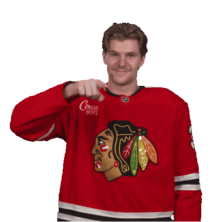 Point Sticker by NHLBlackhawks