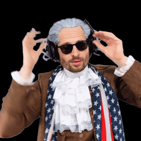 Getting Ready Founding Father GIF