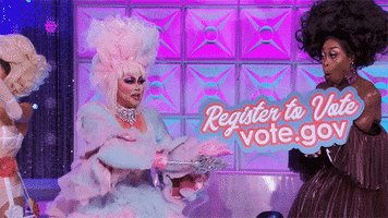 Register To Vote Drag Race GIF by RuPaul's Drag Race
