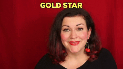 Gold Star GIF by Christine Gritmon - Find & Share on GIPHY