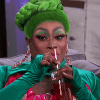 Sipping Drag Race GIF by RuPaul's Drag Race