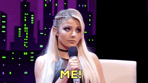 Alexa Bliss Reaction GIF by WWE