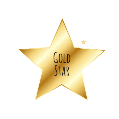 Gold Star Sticker by Avery Products for iOS & Android