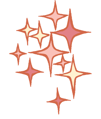 Stars Glitter Sticker by Raychponygold