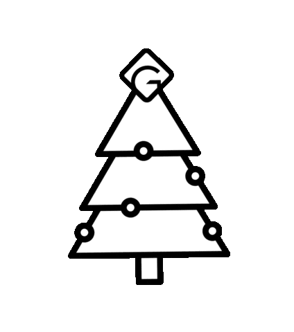 Christmas Tree Love Sticker by glor-graphics