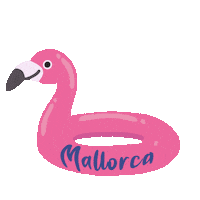 Palma De Mallorca Flamingo Sticker by 180gradsalon