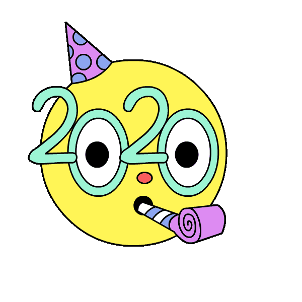 New Year Party Sticker by Sean Solomon