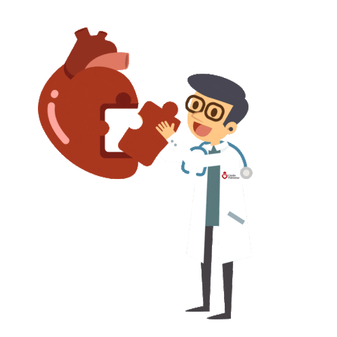 Heart Likes Sticker by Hospital Cárdio Pulmonar