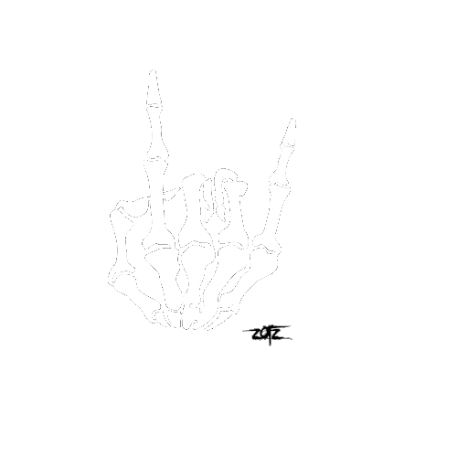 Rock Hand Sticker by Zotz