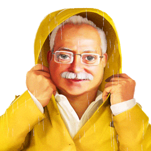 Summer Rain Sticker by Lua Propaganda