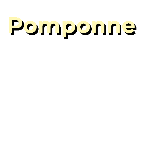 Pomponne Sticker
