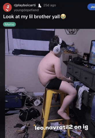 Little Brother Playboy Carti GIF