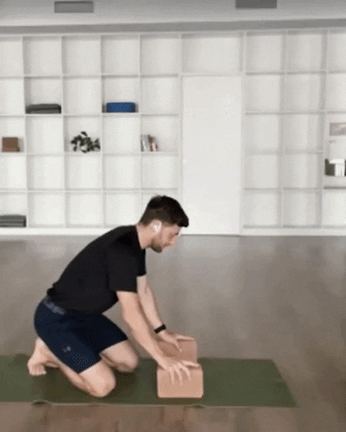Core Strength Crossed Legs GIF by YOGABODY