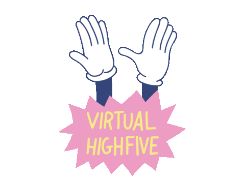 High Five Sticker by chrixmorix for iOS & Android | GIPHY