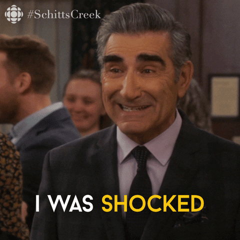 shocked eugene levy GIF by CBC
