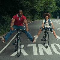 bicycling father and son GIF by NETFLIX