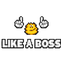 Like A Boss Sticker by Knuddels