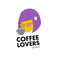 Coffee Time Sticker by Sly Wear