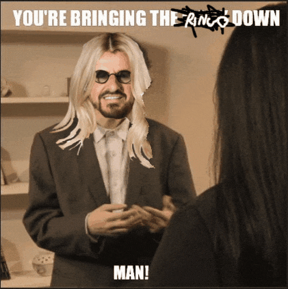 Ringo Starr Monk GIF