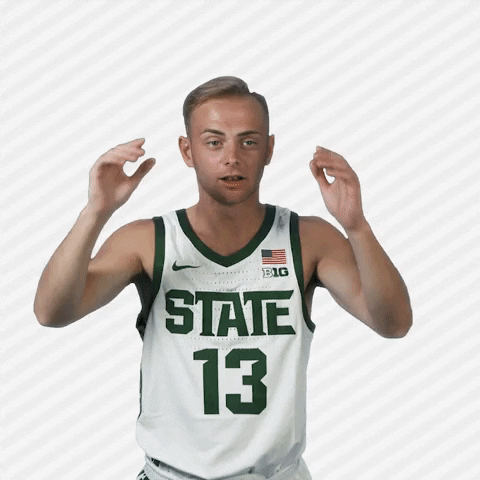 Oh My God Wow GIF by Michigan State Athletics
