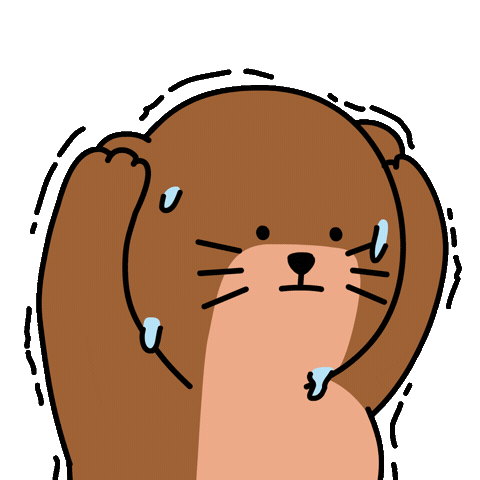 Scared Oh No Sticker by The Singaporean Dream