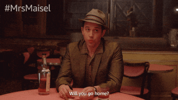 See Ya Leave GIF by The Marvelous Mrs. Maisel