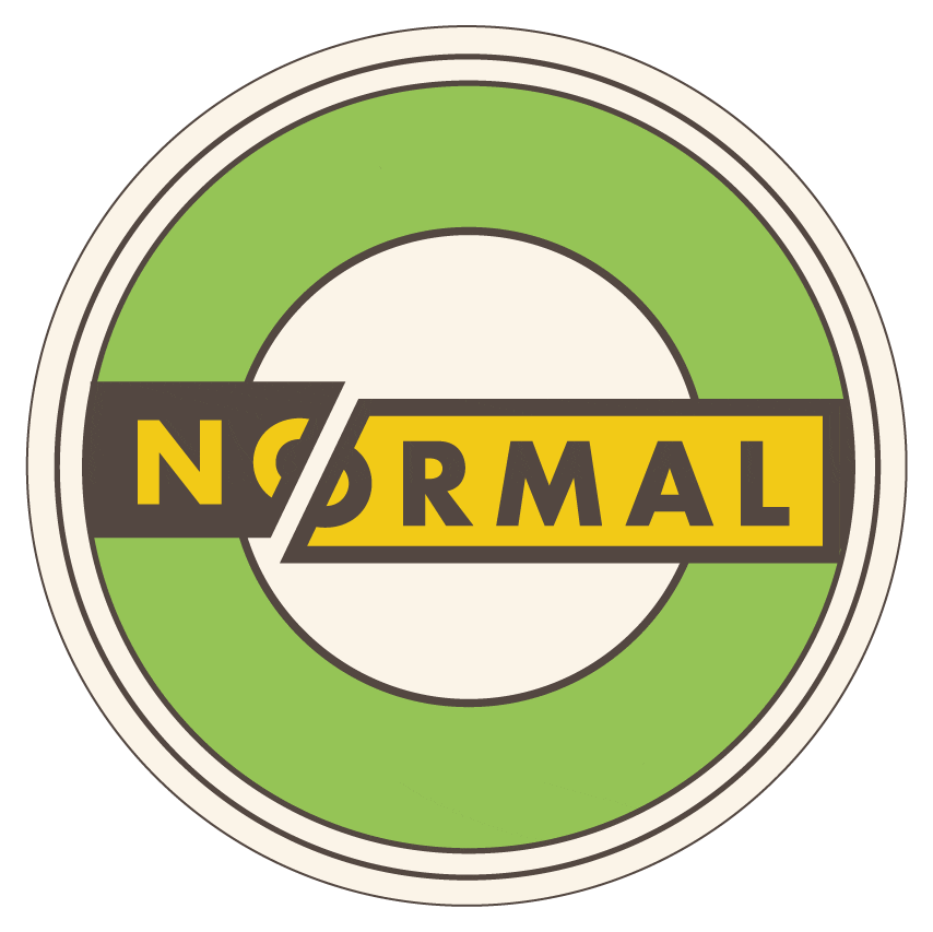 Nonormal Sticker by Bring Change To Mind