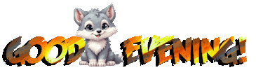 Panda Bear Fox Sticker