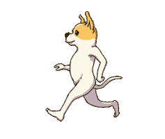 Animation Dog Sticker