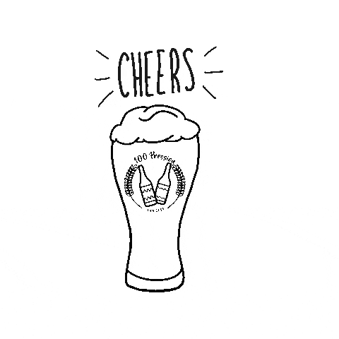 100Pression beer cheers 100 beers GIF