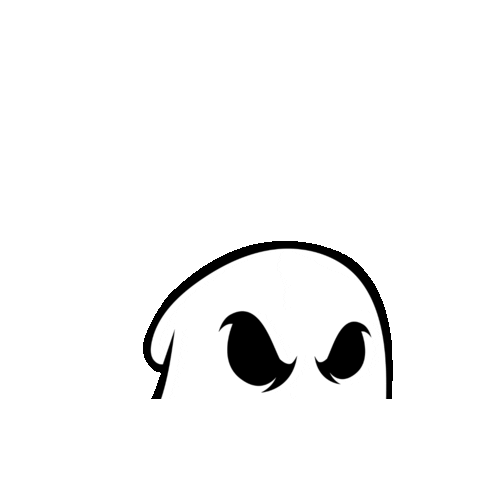 Ghost Long Board Sticker